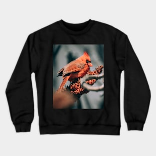 Beautiful Sumac Cardinal Crewneck Sweatshirt